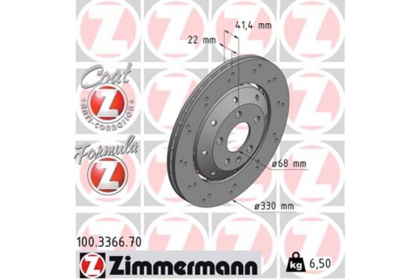 Zimmermann Δισκόπλακα - 100.3366.70 Zimmermann Δισκόπλακα - 100.3366.70