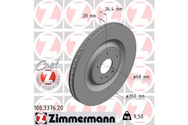 Zimmermann Δισκόπλακα - 100.3376.20