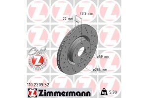 Zimmermann Δισκόπλακα - 110.2209.52