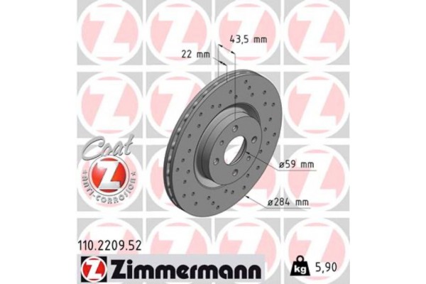Zimmermann Δισκόπλακα - 110.2209.52