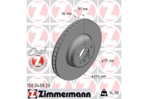 Zimmermann Δισκόπλακα - 150.3409.20