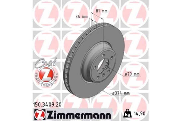 Zimmermann Δισκόπλακα - 150.3409.20