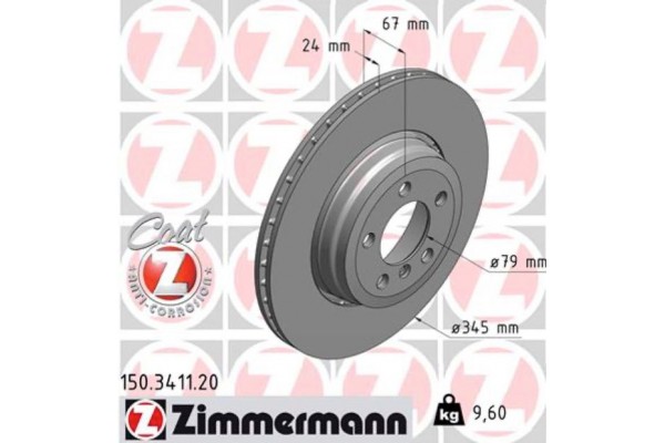 Zimmermann Δισκόπλακα - 150.3411.20 Zimmermann Δισκόπλακα - 150.3411.20