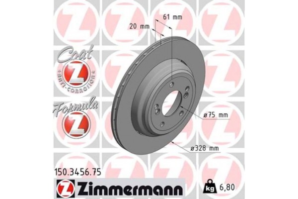 Zimmermann Δισκόπλακα - 150.3456.75
