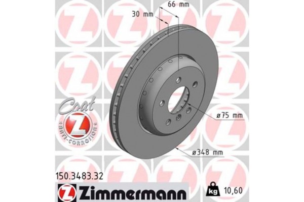 Zimmermann Δισκόπλακα - 150.3483.32 Zimmermann Δισκόπλακα - 150.3483.32