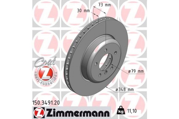 Zimmermann Δισκόπλακα - 150.3491.20 Zimmermann Δισκόπλακα - 150.3491.20