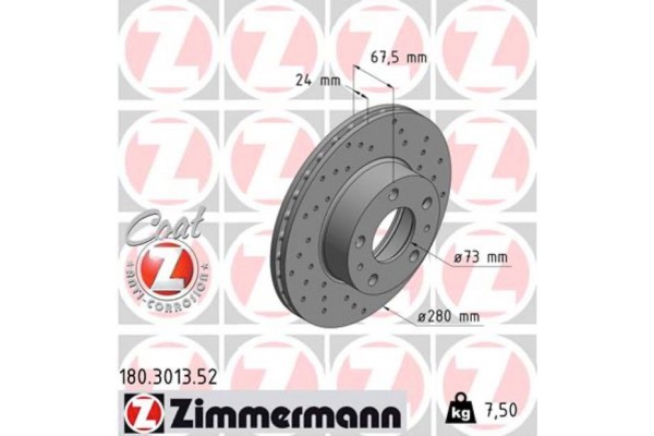 Zimmermann Δισκόπλακα - 180.3013.52