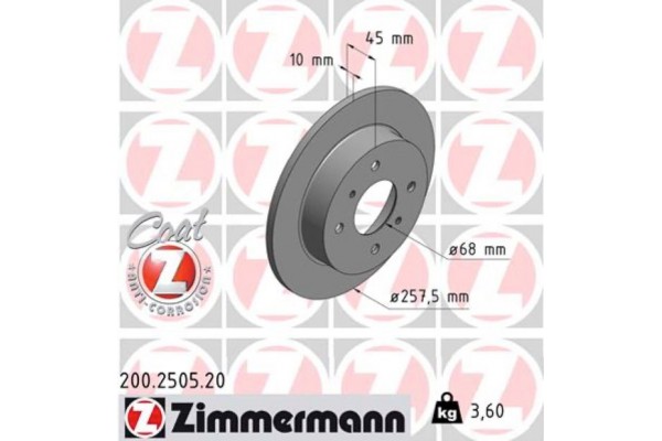 Zimmermann Δισκόπλακα - 200.2505.20
