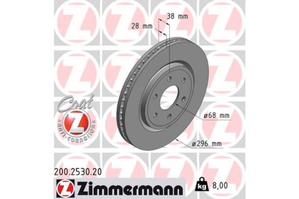 Zimmermann Δισκόπλακα - 200.2530.20