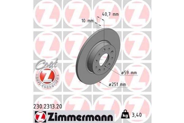 Zimmermann Δισκόπλακα - 230.2313.20