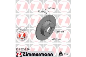 Zimmermann Δισκόπλακα - 230.2352.20