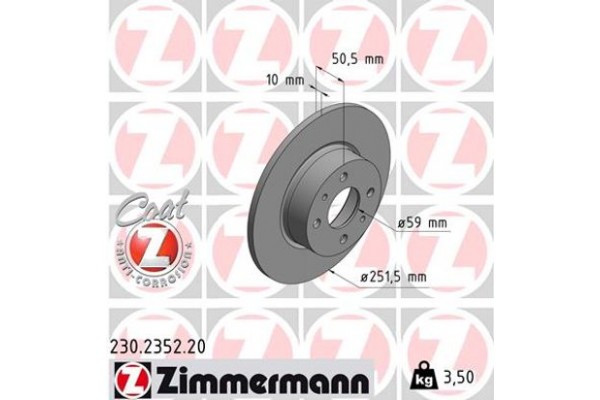 Zimmermann Δισκόπλακα - 230.2352.20