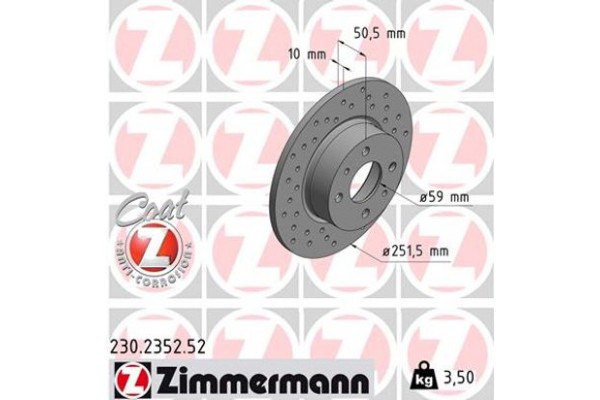 Zimmermann Δισκόπλακα - 230.2352.52