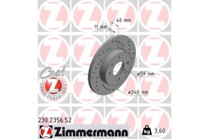 Zimmermann Δισκόπλακα - 230.2356.52