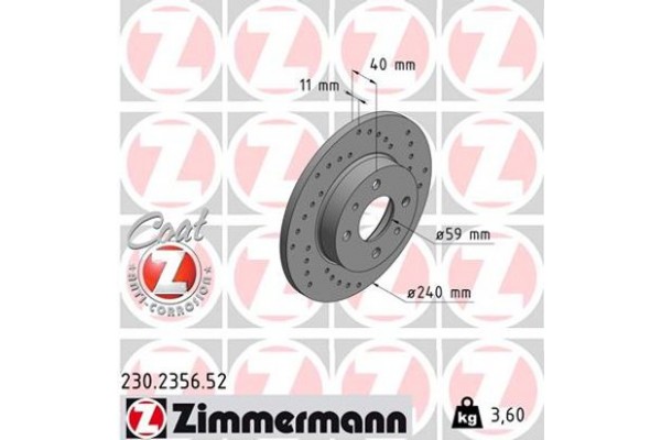 Zimmermann Δισκόπλακα - 230.2356.52