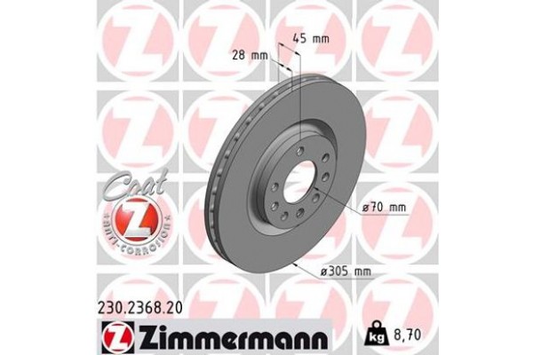 Zimmermann Δισκόπλακα - 230.2368.20