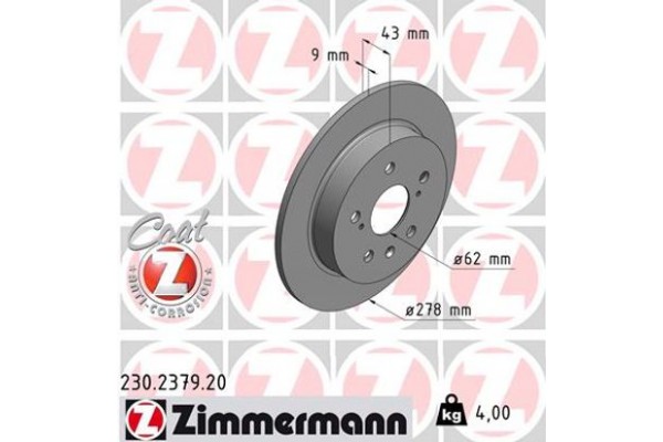 Zimmermann Δισκόπλακα - 230.2379.20