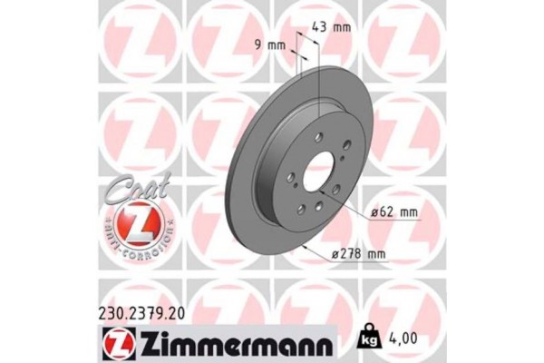 Zimmermann Δισκόπλακα - 230.2379.20