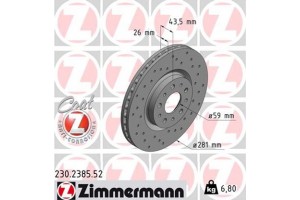 Zimmermann Δισκόπλακα - 230.2385.52