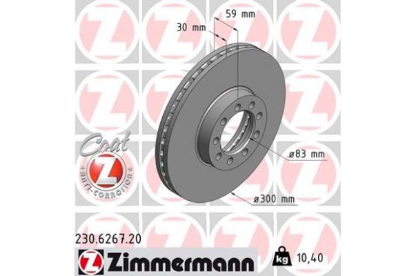 Zimmermann Δισκόπλακα - 230.6267.20