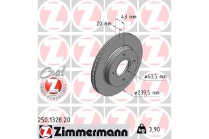 Zimmermann Δισκόπλακα - 250.1328.20