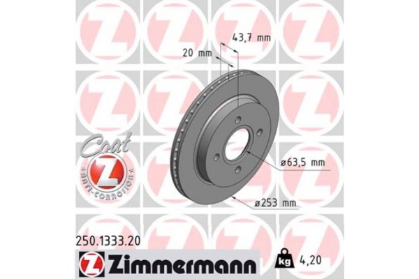 Zimmermann Δισκόπλακα - 250.1333.20