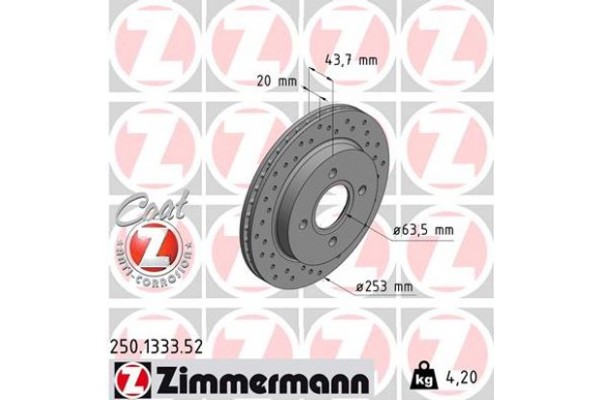 Zimmermann Δισκόπλακα - 250.1333.52