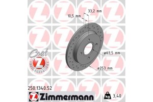 Zimmermann Δισκόπλακα - 250.1340.52
