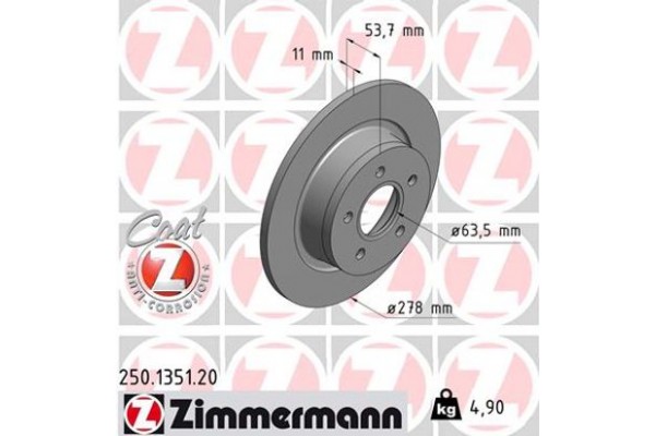 Zimmermann Δισκόπλακα - 250.1351.20