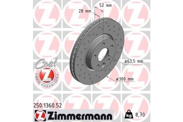 Zimmermann Δισκόπλακα - 250.1360.52