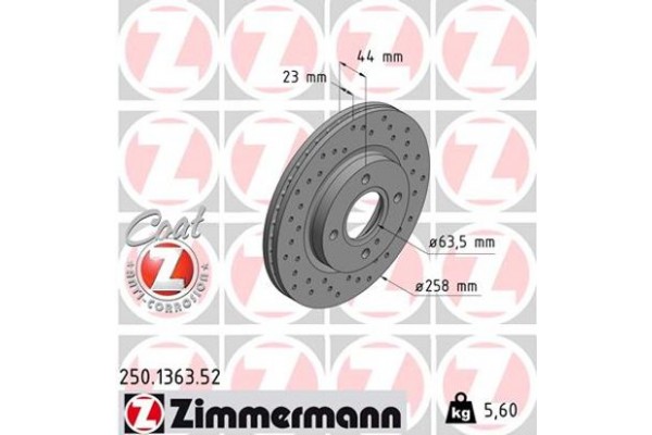 Zimmermann Δισκόπλακα - 250.1363.52