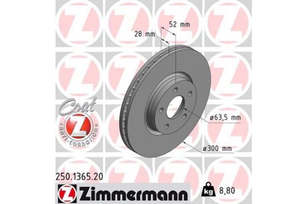 Zimmermann Δισκόπλακα - 250.1365.20