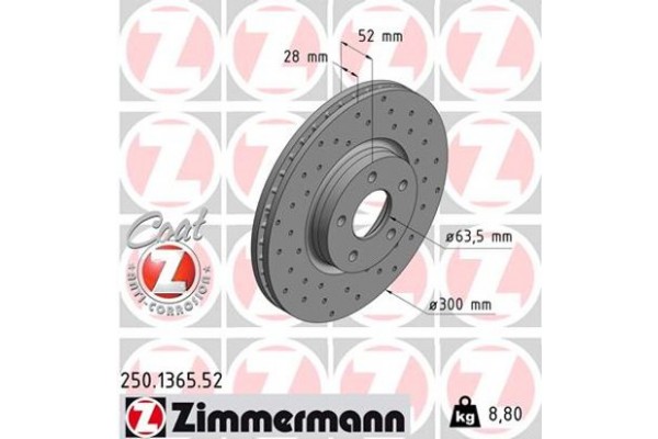 Zimmermann Δισκόπλακα - 250.1365.52