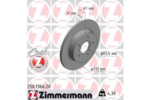 Zimmermann Δισκόπλακα - 250.1366.20