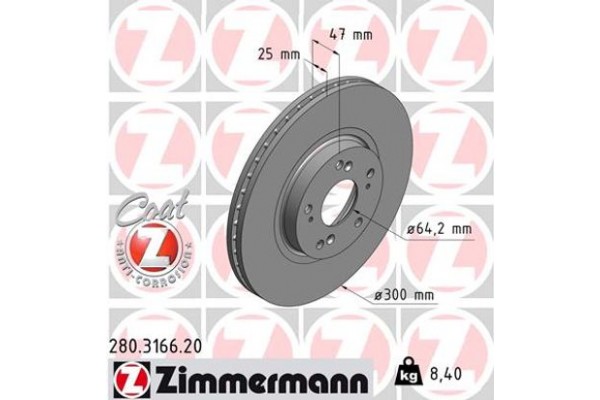 Zimmermann Δισκόπλακα - 280.3166.20