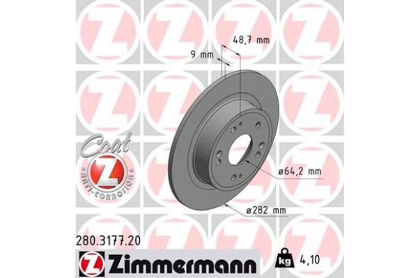 Zimmermann Δισκόπλακα - 280.3177.20