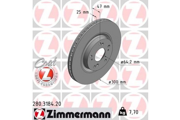 Zimmermann Δισκόπλακα - 280.3184.20