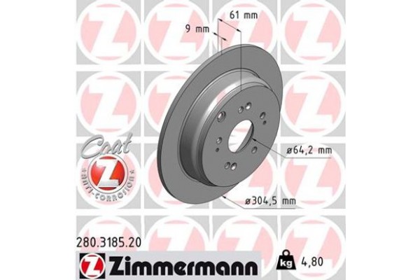 Zimmermann Δισκόπλακα - 280.3185.20