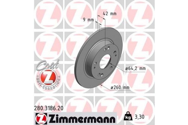 Zimmermann Δισκόπλακα - 280.3186.20