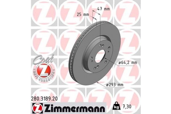 Zimmermann Δισκόπλακα - 280.3189.20