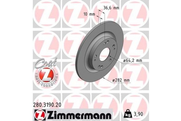 Zimmermann Δισκόπλακα - 280.3190.20