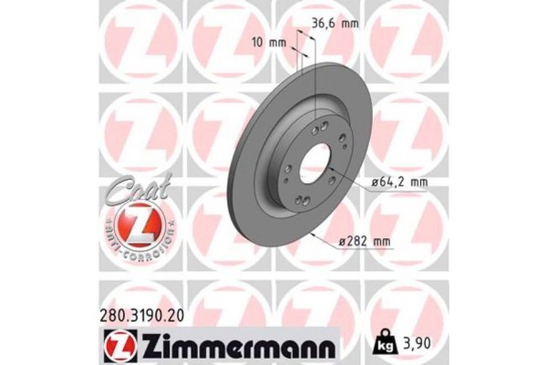 Zimmermann Δισκόπλακα - 280.3190.20