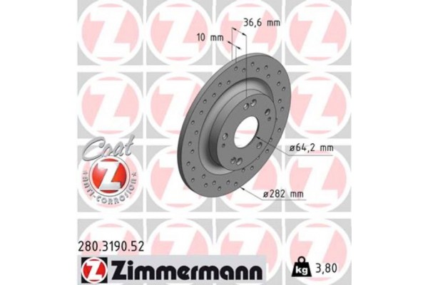 Zimmermann Δισκόπλακα - 280.3190.52