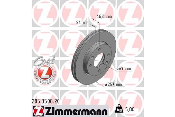 Zimmermann Δισκόπλακα - 285.3508.20