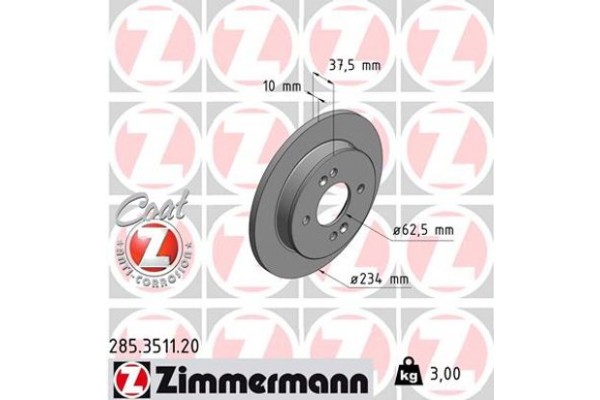 Zimmermann Δισκόπλακα - 285.3511.20