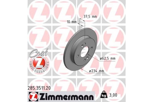 Zimmermann Δισκόπλακα - 285.3511.20