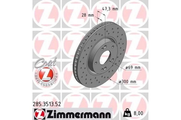 Zimmermann Δισκόπλακα - 285.3513.52