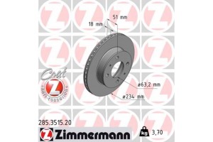 Zimmermann Δισκόπλακα - 285.3515.20