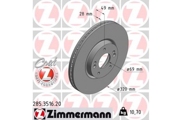 Zimmermann Δισκόπλακα - 285.3516.20