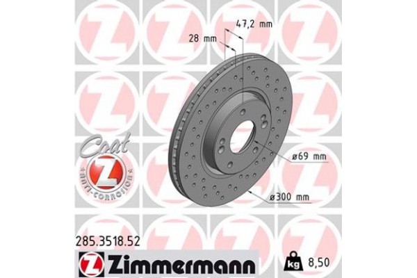 Zimmermann Δισκόπλακα - 285.3518.52